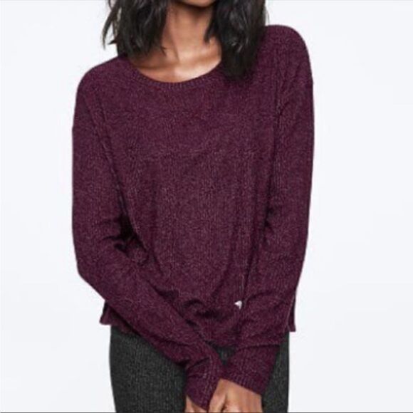 VS PINK Long Sleeve Cropped Tee - Size Medium - Picture 6 of 6